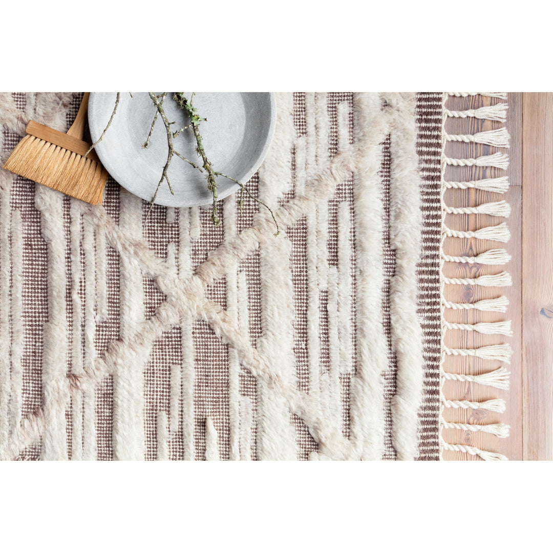 Loloi Khalid Ivory / Taupe 2'-0" x 3'-0" Accent Rug