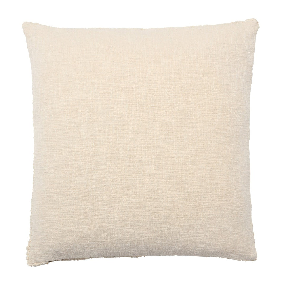 Jaipur Living Tordis Solid Cream Poly Fill Pillow (22" Square)