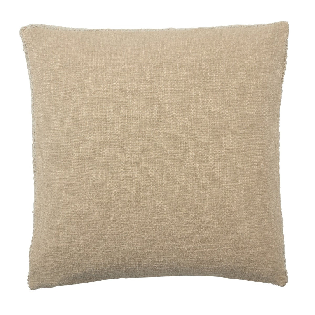 Jaipur Living Tordis Solid Taupe Pillow Cover (22" Square)