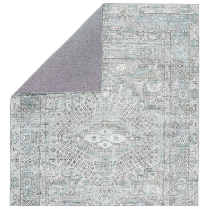 Nikki Chu by Jaipur Living Issa Medallion Light Blue/ Light Gray Area Rug (6'X9')