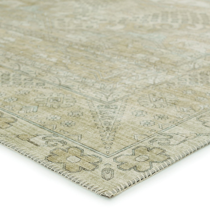 Nikki Chu by Jaipur Living Issa Medallion Light Taupe/ Gray Runner Rug (2'6"X8')