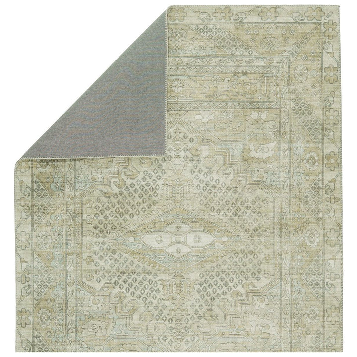 Nikki Chu by Jaipur Living Issa Medallion Light Taupe/ Gray Area Rug (9'X12')