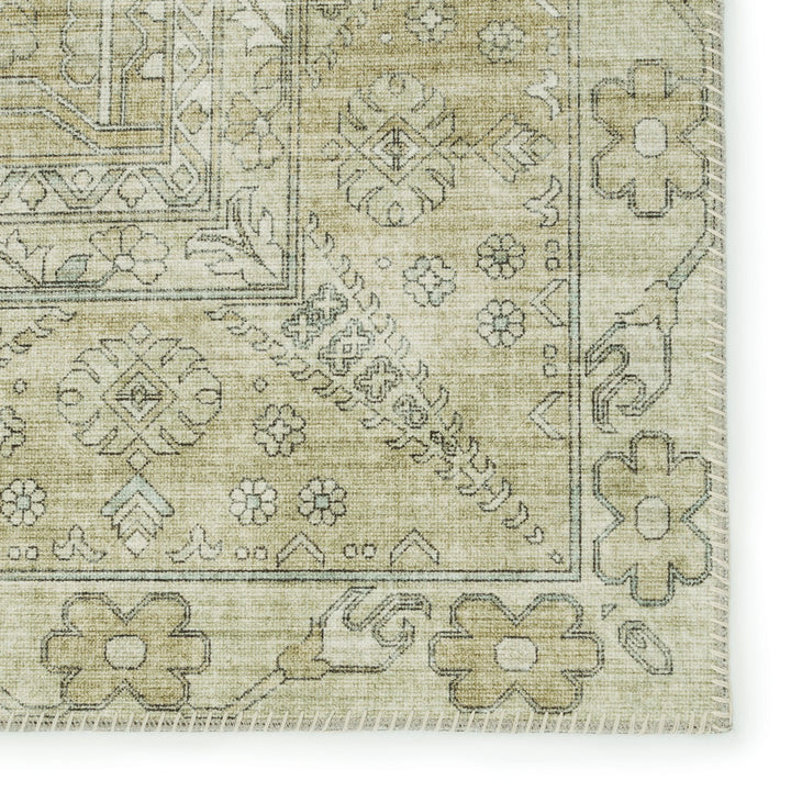 Nikki Chu by Jaipur Living Issa Medallion Light Taupe/ Gray Area Rug (6'X9')