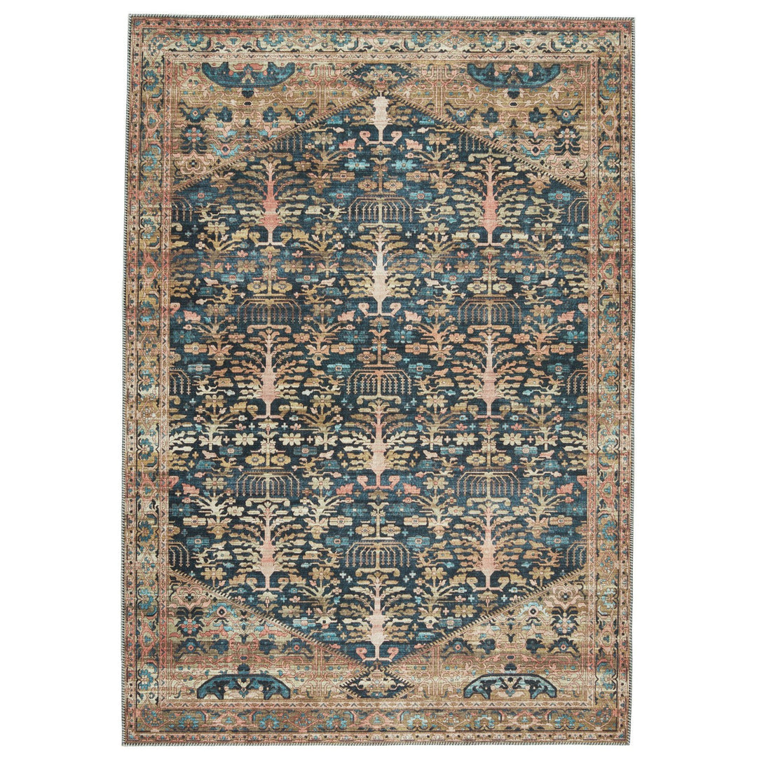 Nikki Chu by Jaipur Living Jayven Medallion Blue/ Tan Area Rug (8'X10')