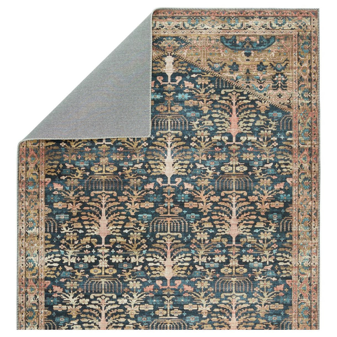 Nikki Chu by Jaipur Living Jayven Medallion Blue/ Tan Area Rug (8'X10')