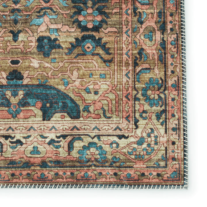 Nikki Chu by Jaipur Living Jayven Medallion Blue/ Tan Area Rug (8'X10')