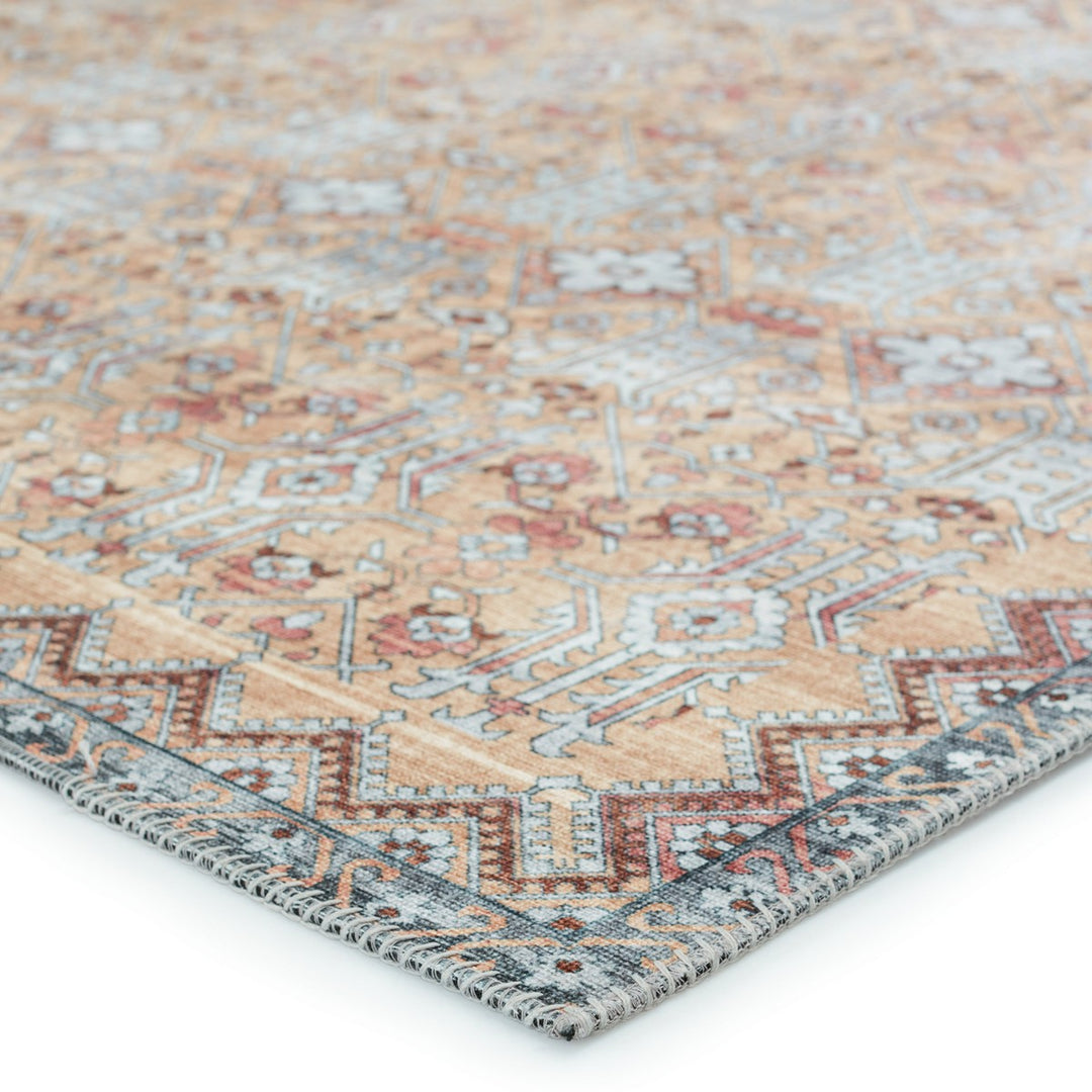 Nikki Chu by Jaipur Living Dalia Trellis Tan/ Light Gray Area Rug (9'X12')