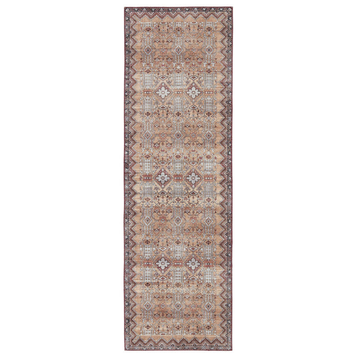 Nikki Chu by Jaipur Living Dalia Trellis Tan/ Light Gray Area Rug (9'X12')