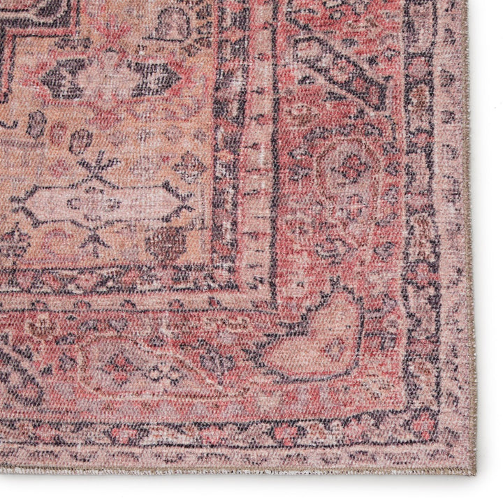 Jaipur Living Cosima Medallion Pink/ Dark Purple Runner Rug (2'6"X7'6")