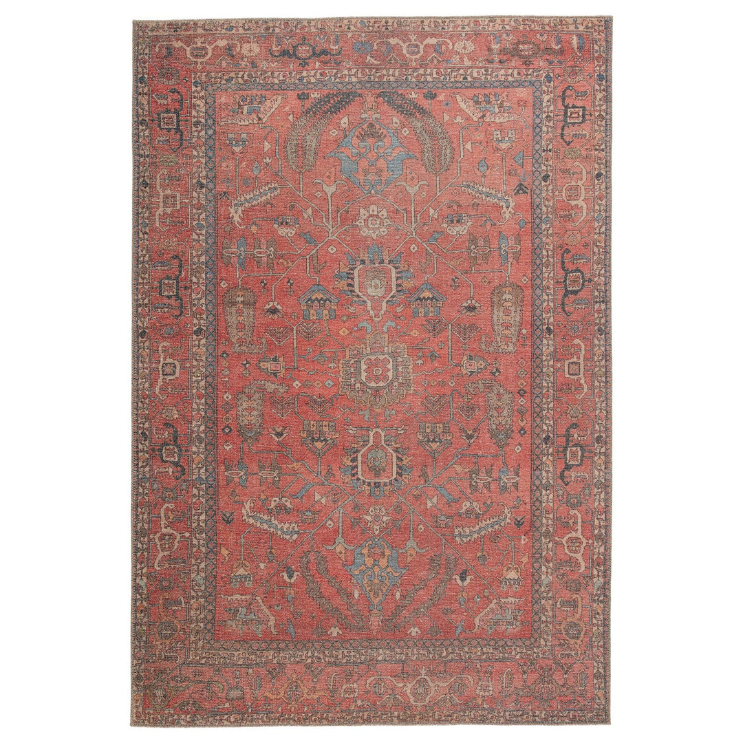 Jaipur Living Galina Oriental Red/ Blue Runner Rug (2'6"X7'6")