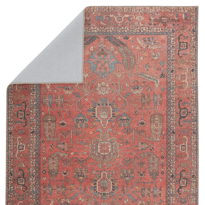 Jaipur Living Galina Oriental Red/ Blue Runner Rug (2'6"X7'6")