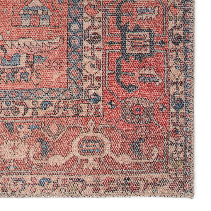 Jaipur Living Galina Oriental Red/ Blue Area Rug (9'X12')