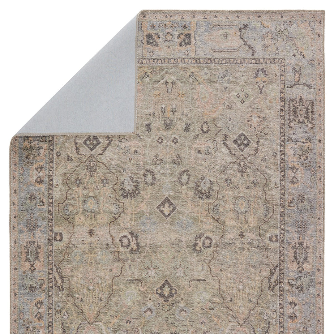 Jaipur Living Avin Oriental Green/ Blue Area Rug (6'X9')