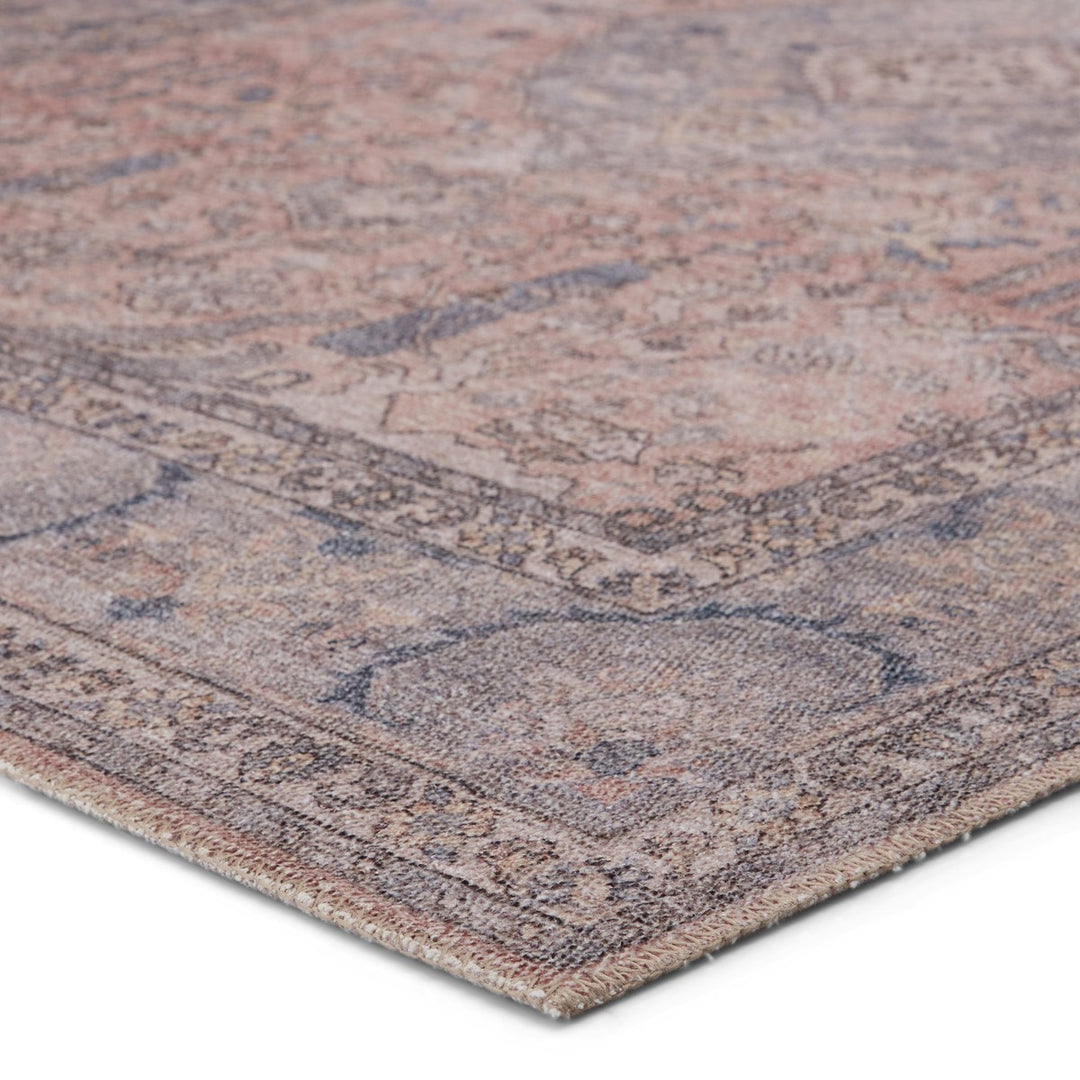 Jaipur Living Kadin Medallion Pink/ Blue Runner Rug (2'6"X7'6")