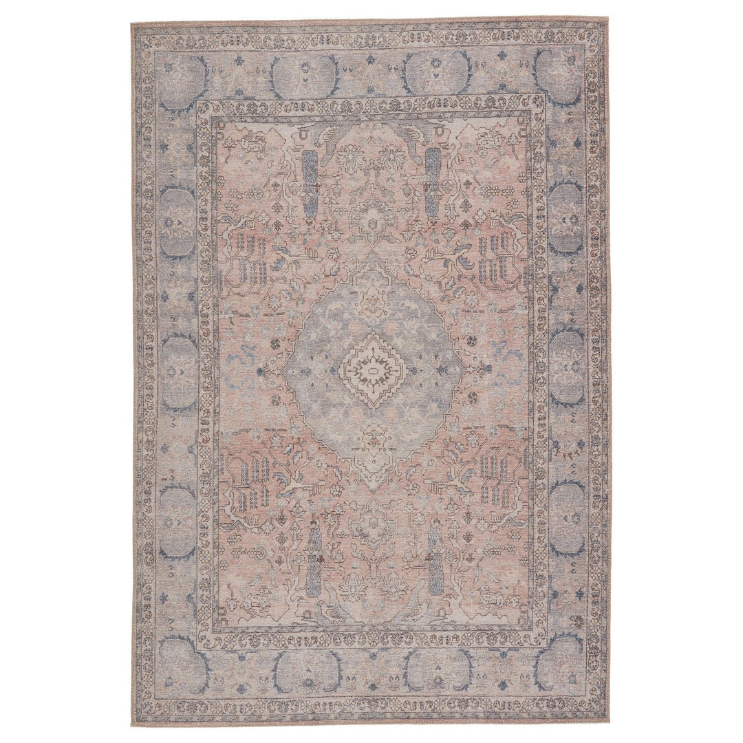 Jaipur Living Kadin Medallion Pink/ Blue Area Rug (7'6"X9'6")