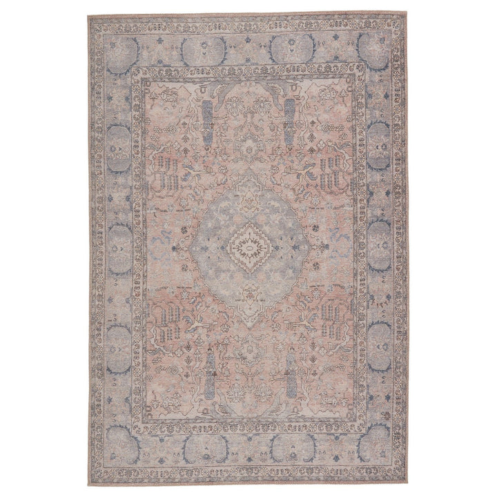 Jaipur Living Kadin Medallion Pink/ Blue Runner Rug (2'6"X7'6")