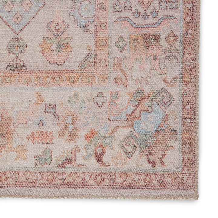 Jaipur Living Avin Oriental Blush/ Blue Area Rug (9'X12')