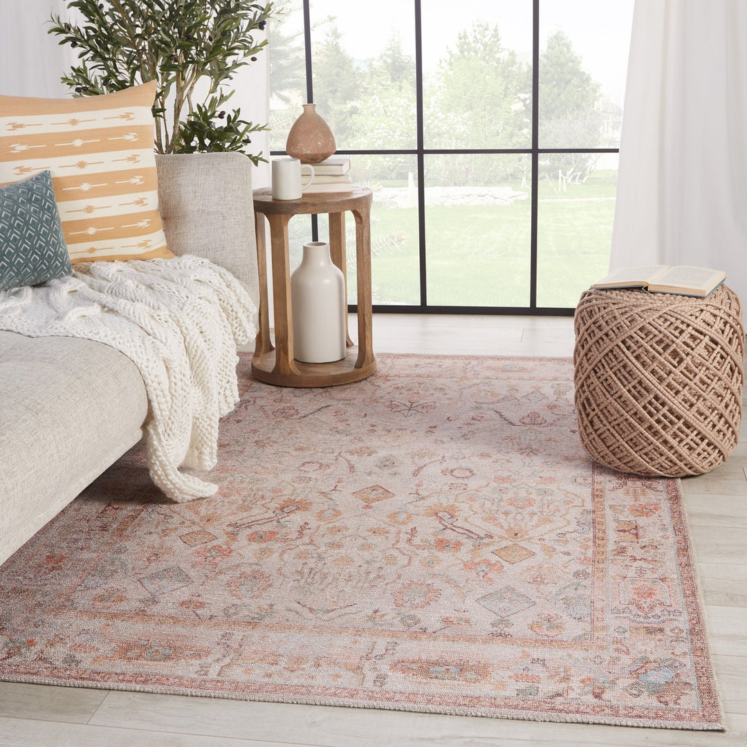 Jaipur Living Avin Oriental Blush/ Blue Area Rug (6'X9')