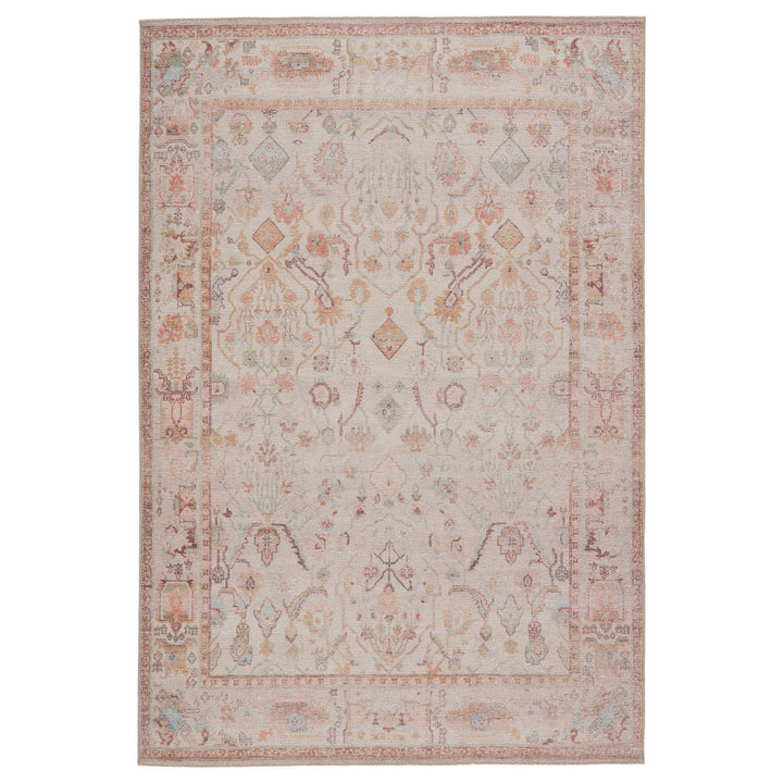 Jaipur Living Avin Oriental Blush/ Blue Runner Rug (2'6"X7'6")