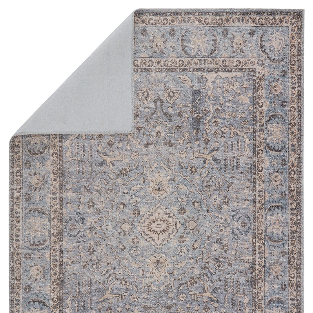 Jaipur Living Kadin Medallion Blue/ Gray Runner Rug (2'6"X7'6")