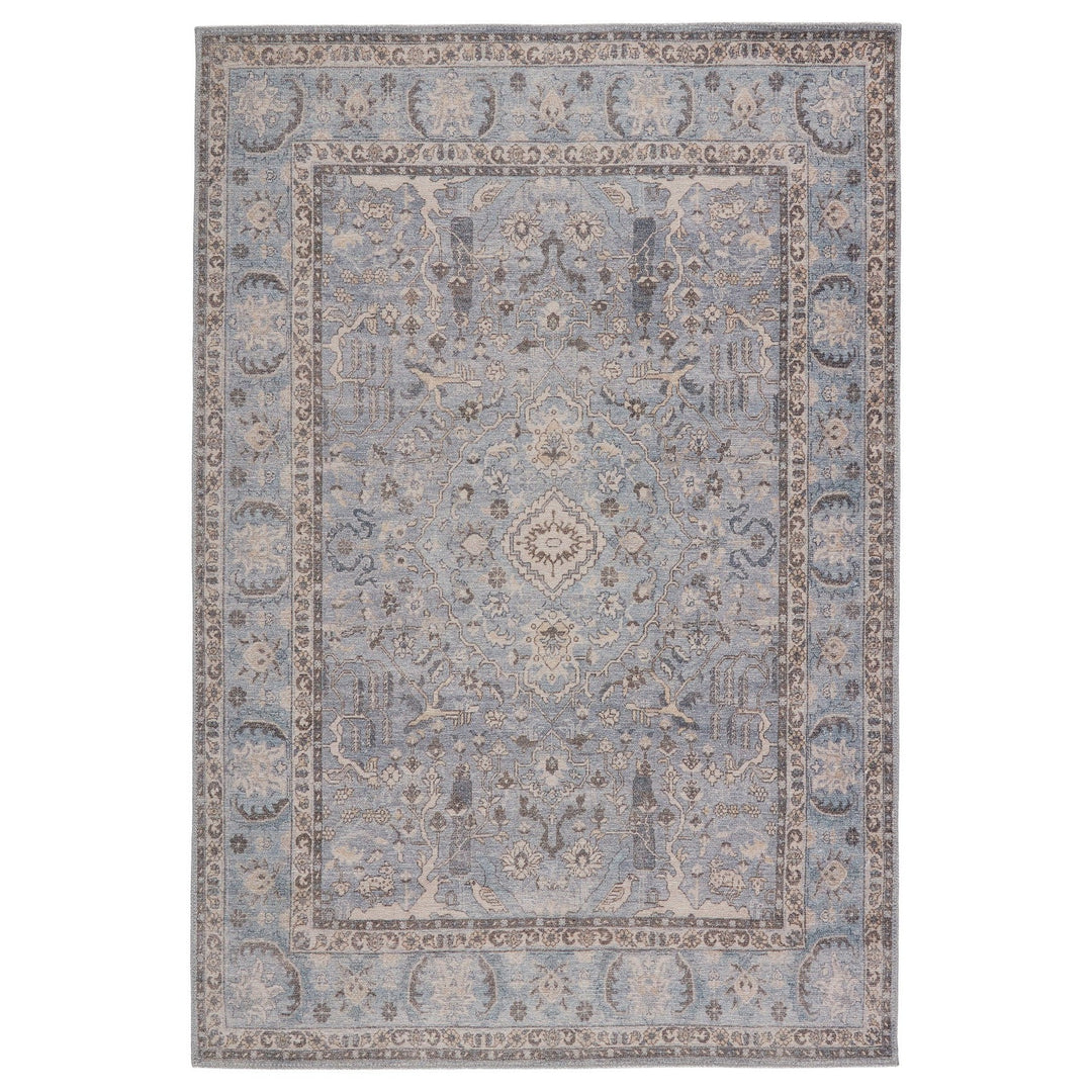 Jaipur Living Kadin Medallion Blue/ Gray Runner Rug (2'6"X7'6")