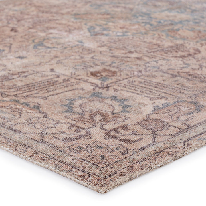 Jaipur Living Parisa Medallion Light Blue/ Light Tan Area Rug (7'6"X9'6")