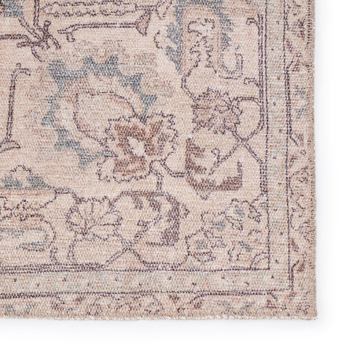 Jaipur Living Parisa Medallion Light Blue/ Light Tan Area Rug (6'X9')