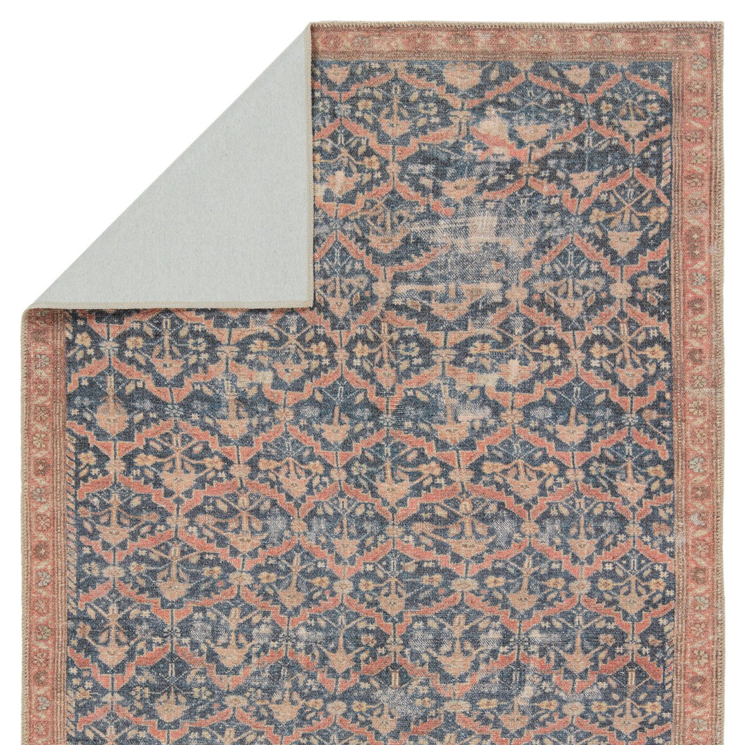 Jaipur Living Meryem Trellis Navy/ Rust Area Rug (6'X9')