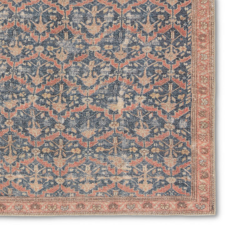 Jaipur Living Meryem Trellis Navy/ Rust Area Rug (6'X9')