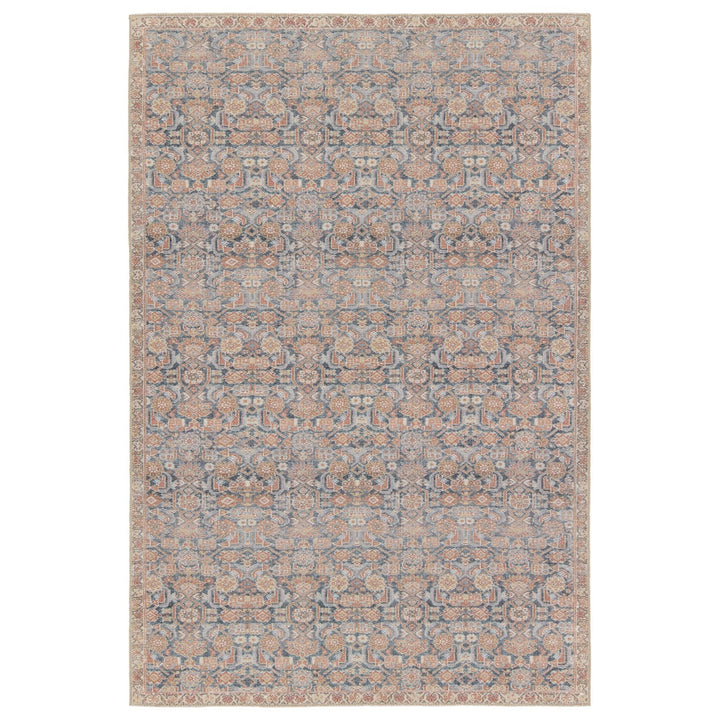 Jaipur Living Keiran Trellis Bronze/ Navy Runner Rug (2'6"X7'6")