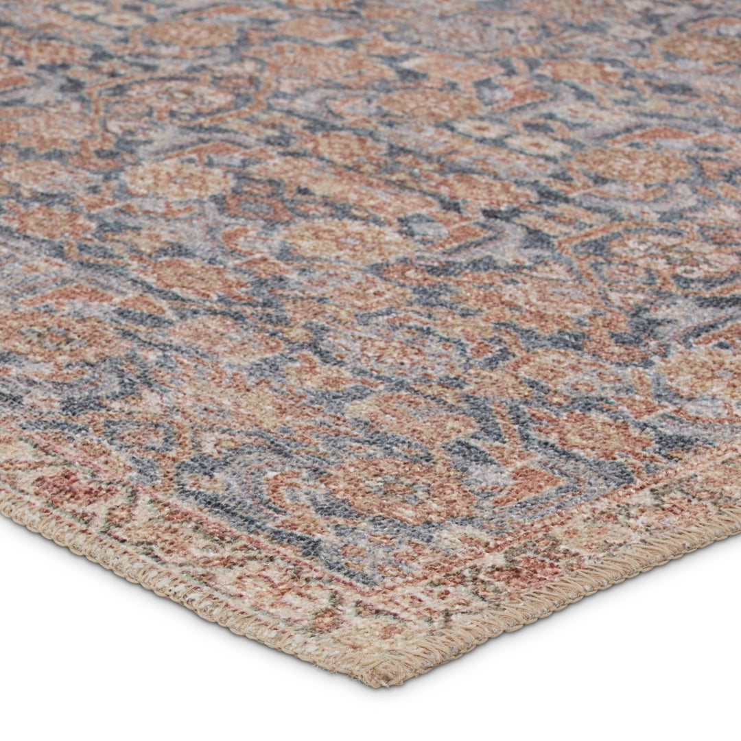 Jaipur Living Keiran Trellis Bronze/ Navy Area Rug (5'X7'6")