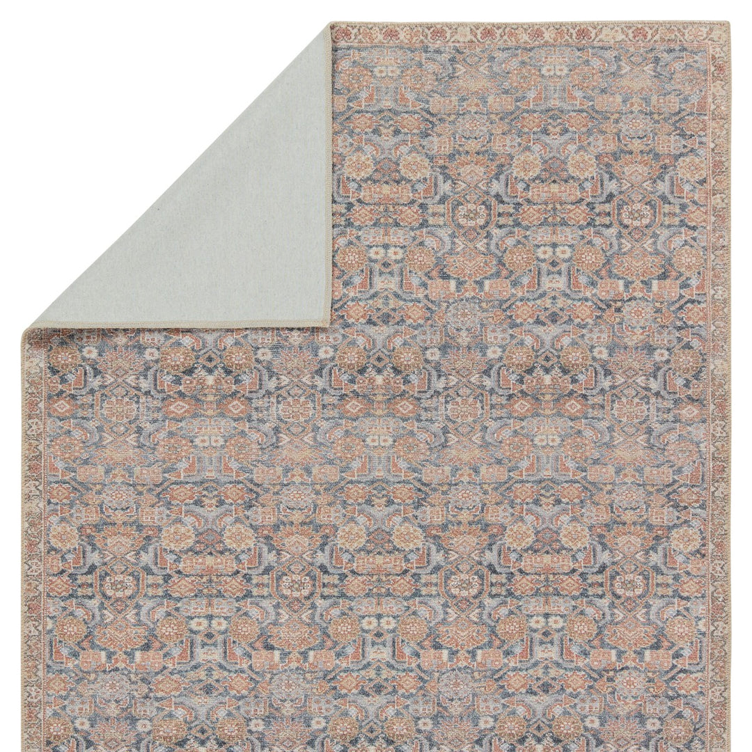 Jaipur Living Keiran Trellis Bronze/ Navy Runner Rug (2'6"X7'6")