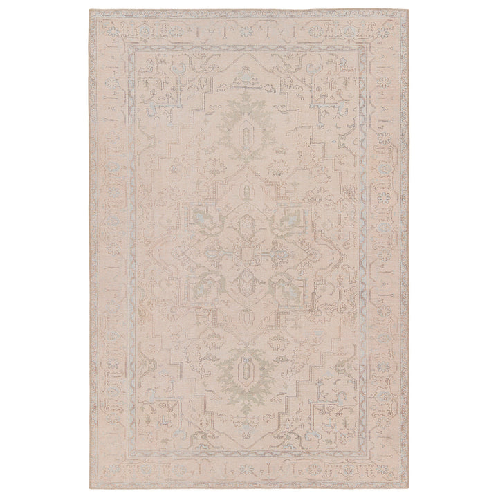 Jaipur Living Josephine Medallion Beige/Light Blue Area Rug (5'X7'6")