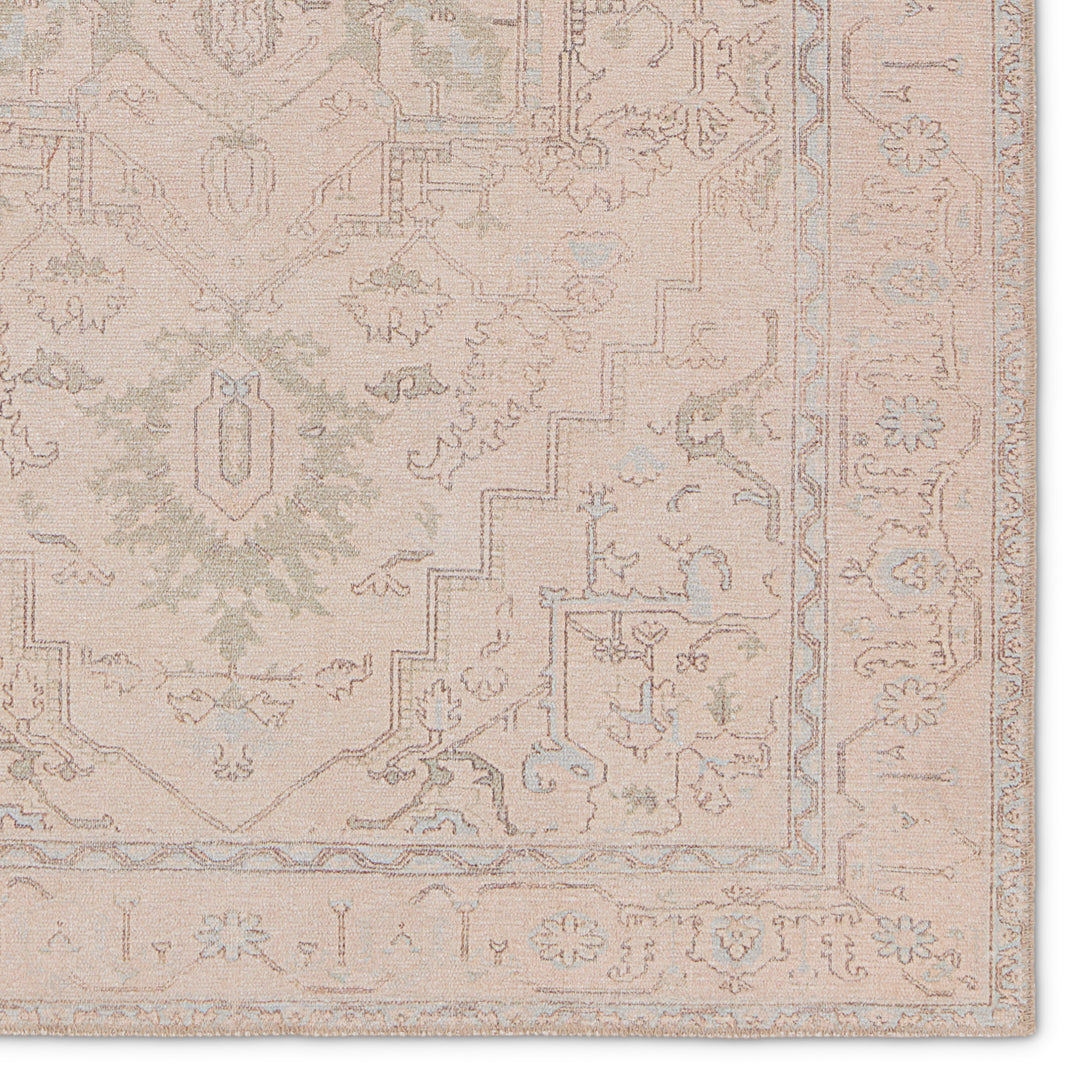 Jaipur Living Josephine Medallion Beige/Light Blue Runner Rug (2'6''X10')