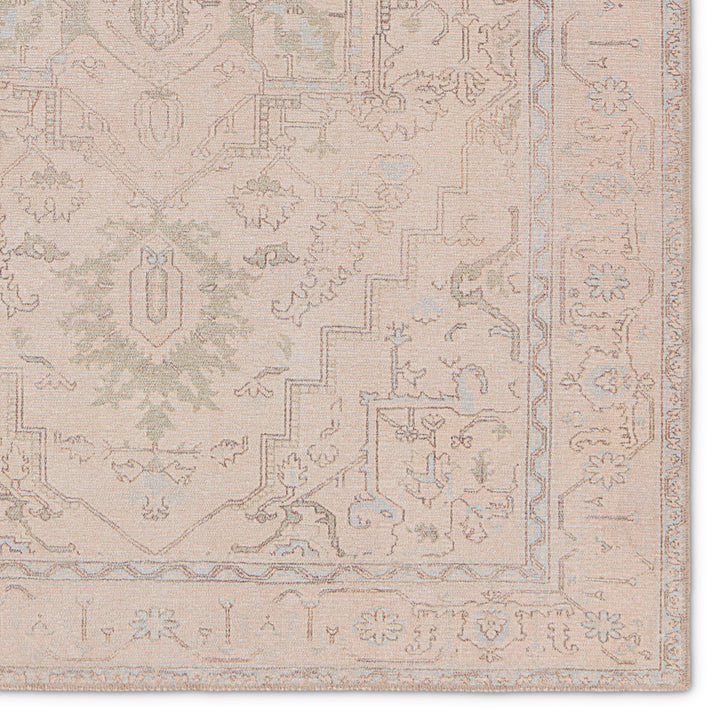 Jaipur Living Josephine Medallion Beige/Light Blue Runner Rug (2'6''X10')