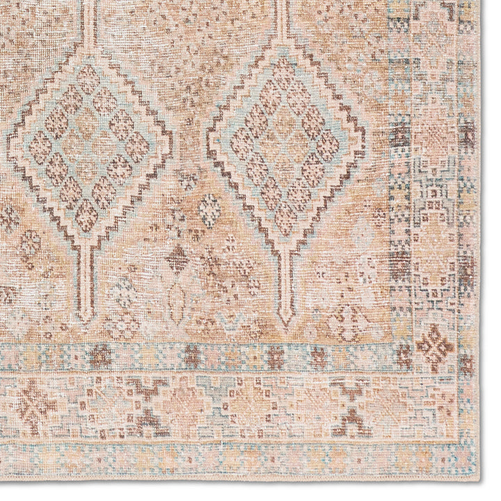 Jaipur Living Marquesa Performance Washable Trellis Brown/Tan Area Rug (7'6"X9'6")