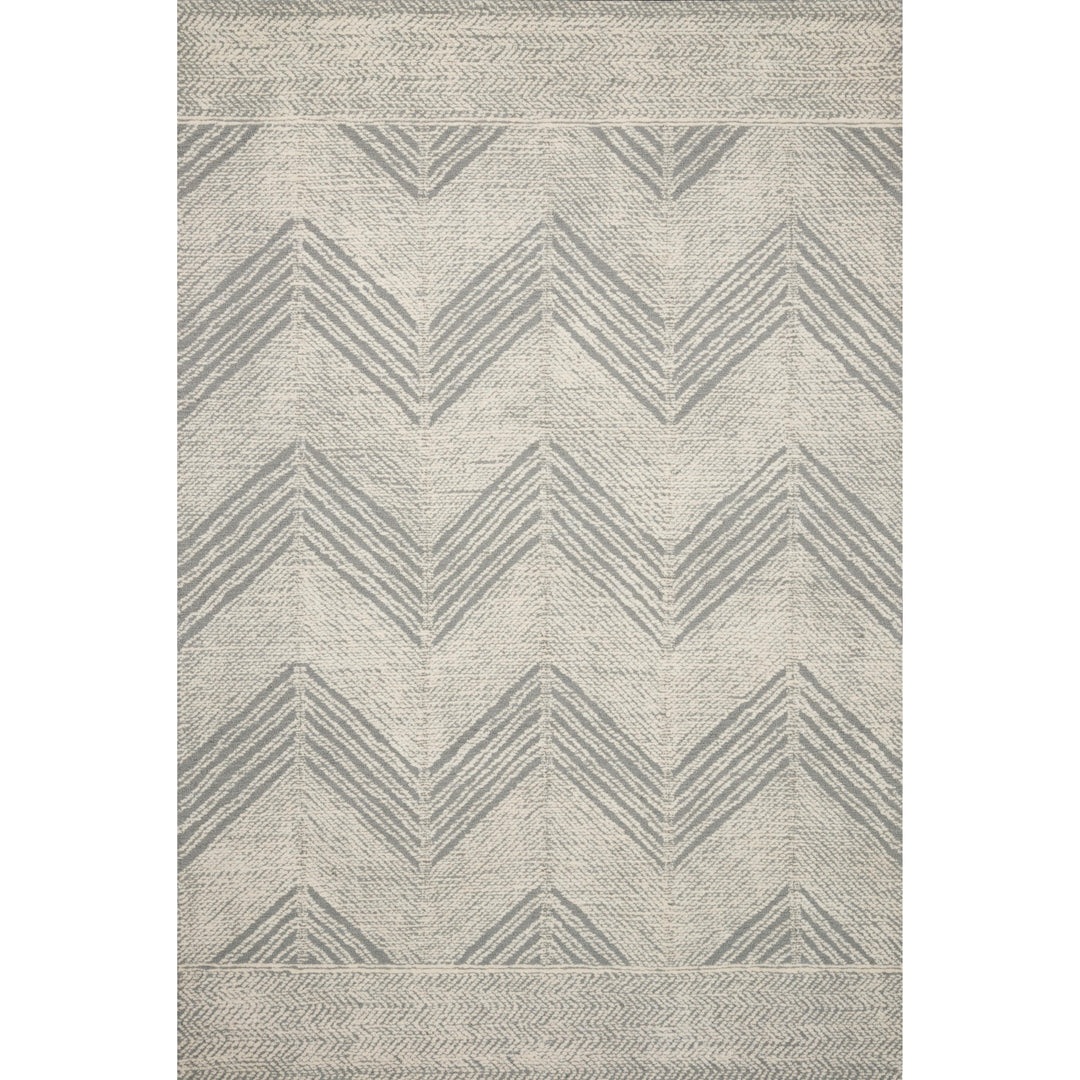 Loloi Kopa Grey / Ivory 3'-6" x 5'-6" Accent Rug