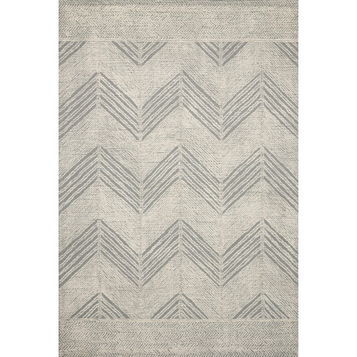 Loloi Kopa Grey / Ivory 3'-6" x 5'-6" Accent Rug