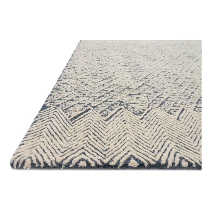 Loloi Kopa Blue / Ivory 3'-6" x 5'-6" Accent Rug