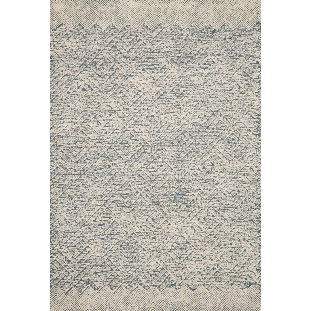 Loloi Kopa Blue / Ivory 18" x 18" Sample Rug