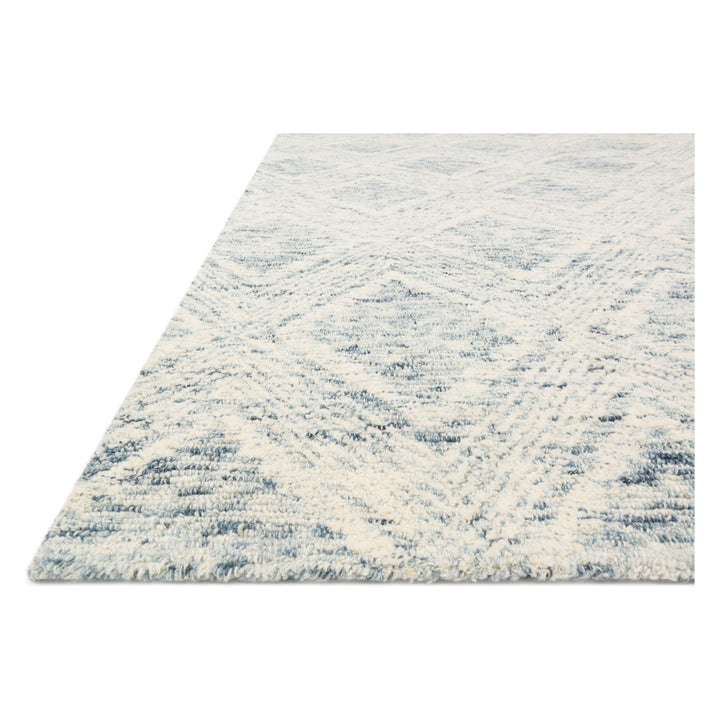 Loloi Kopa Denim / Ivory 18" x 18" Sample Rug