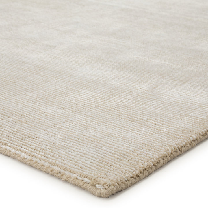 Jaipur Living Kelle Handmade Solid White/ Beige Runner Rug (2'6"X8')