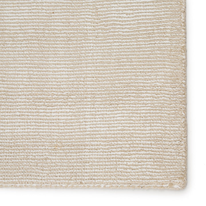 Jaipur Living Kelle Handmade Solid White/ Beige Area Rug (10'X14')