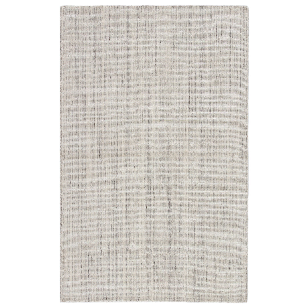 Jaipur Living Kelle Handmade Stripe Gray/ White Area Rug (10'X14')