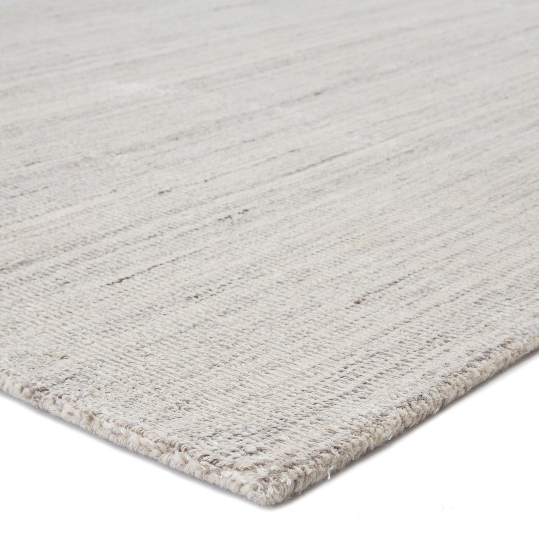 Jaipur Living Kelle Handmade Stripe Gray/ White Area Rug (10'X14')