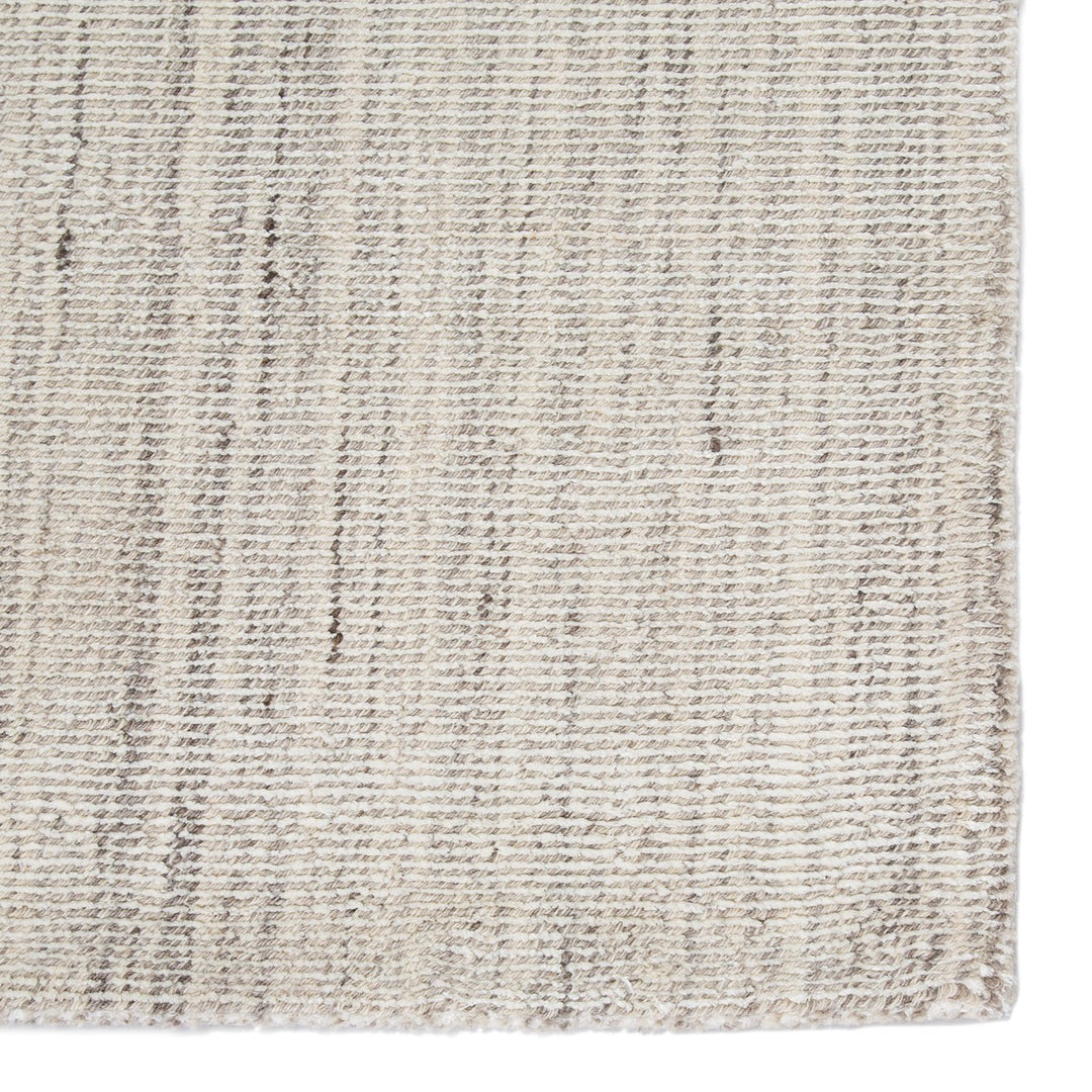 Jaipur Living Kelle Handmade Stripe Gray/ White Area Rug (12'X15')