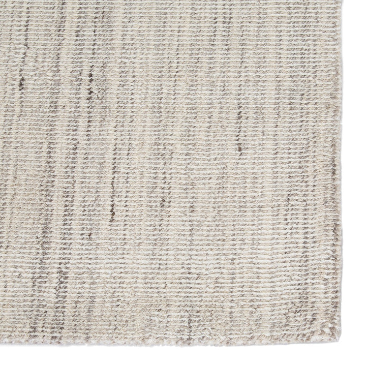 Jaipur Living Kelle Handmade Stripe Gray/ White Area Rug (10'X14')