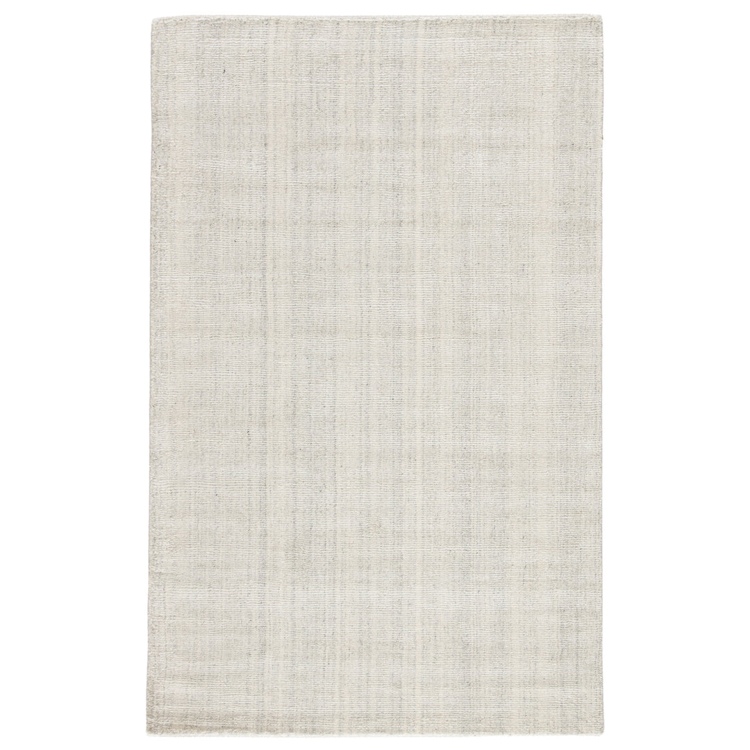 Jaipur Living Kelle Handmade Solid White/ Gray Area Rug (8'X10')