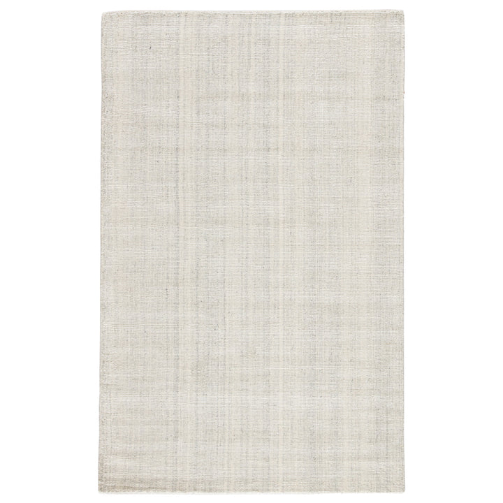 Jaipur Living Kelle Handmade Solid White/ Gray Area Rug (8'X10')