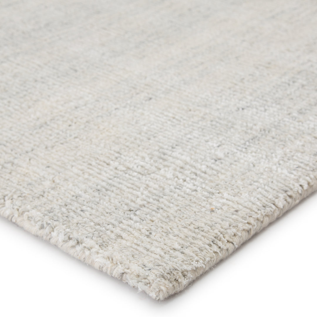 Jaipur Living Kelle Handmade Solid White/ Gray Area Rug (8'X10')